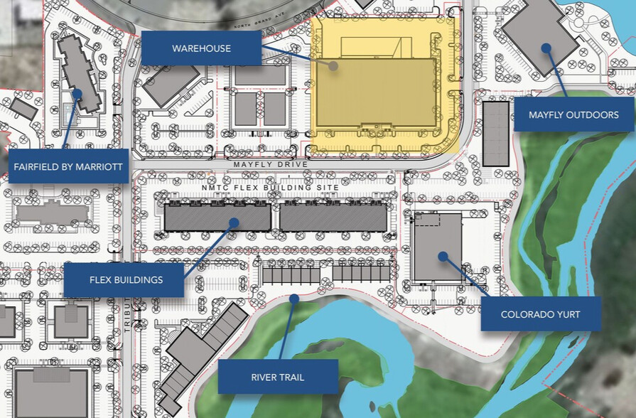 Grand Ave - Lot 7 BUILD-TO-SUIT!, Montrose, CO à louer - Plan de site – Image 1 sur 17