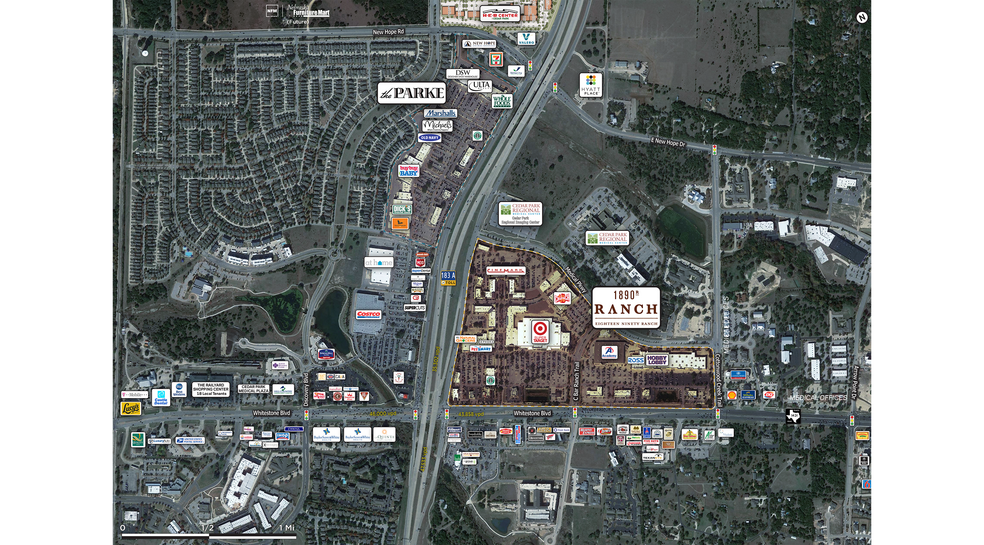1335 E Whitestone Blvd, Cedar Park, TX à louer - Aérien – Image 2 sur 28