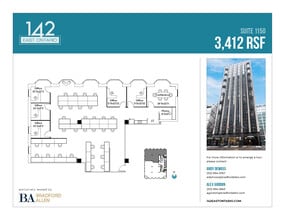 142 E Ontario St, Chicago, IL à louer Plan d’étage– Image 2 sur 6