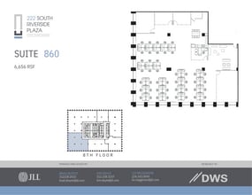 222 S Riverside Plz, Chicago, IL à louer Plan d’étage– Image 1 sur 1