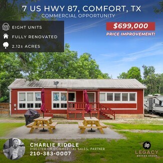 Plus de détails pour 7 US Highway 87, Comfort, TX - Spécialisé à vendre