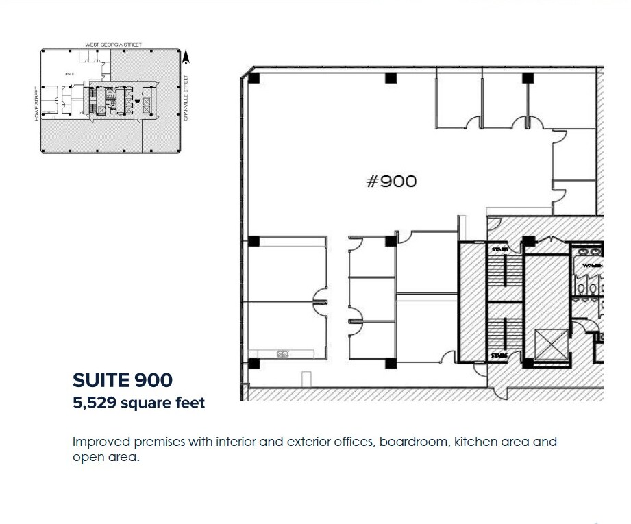 700 W Georgia St, Vancouver, BC à louer Plan d’étage– Image 1 sur 1