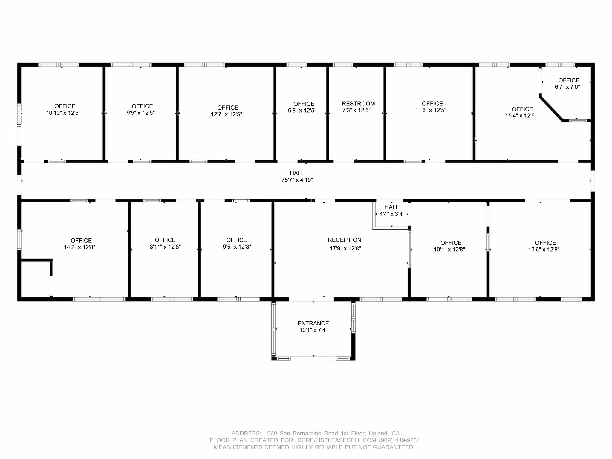 1060 San Bernardino Rd, Upland, CA à louer Plan de site– Image 1 sur 22