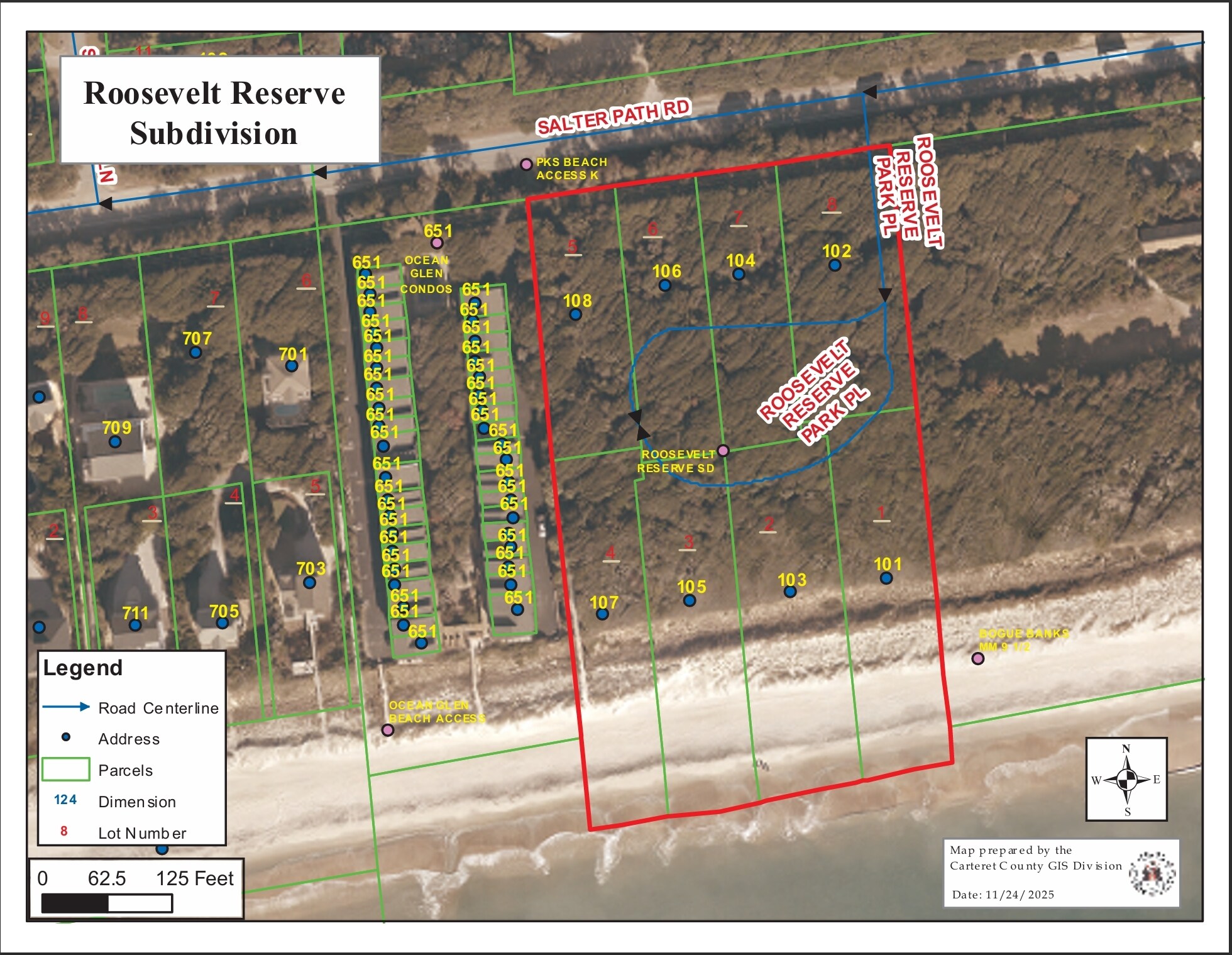 104 Roosevelt dr, Pine Knoll Shores, NC à vendre Photo principale– Image 1 sur 2