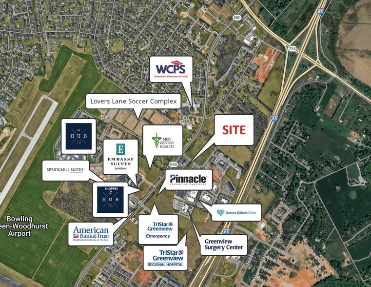 Lot 8-1 Mt. Victor Olde Towne, Bowling Green, KY à vendre - Aérien – Image 3 sur 3