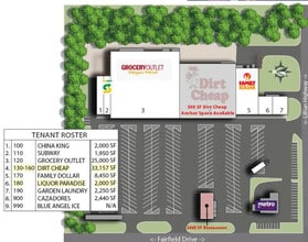 8183 W Fairfield Dr, Pensacola, FL à louer Plan de site– Image 2 sur 2