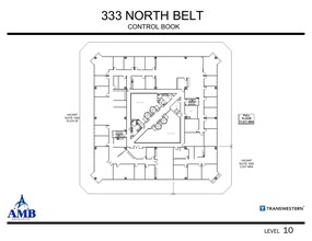 333 N Sam Houston Pky E, Houston, TX à louer Plan d’étage– Image 1 sur 1