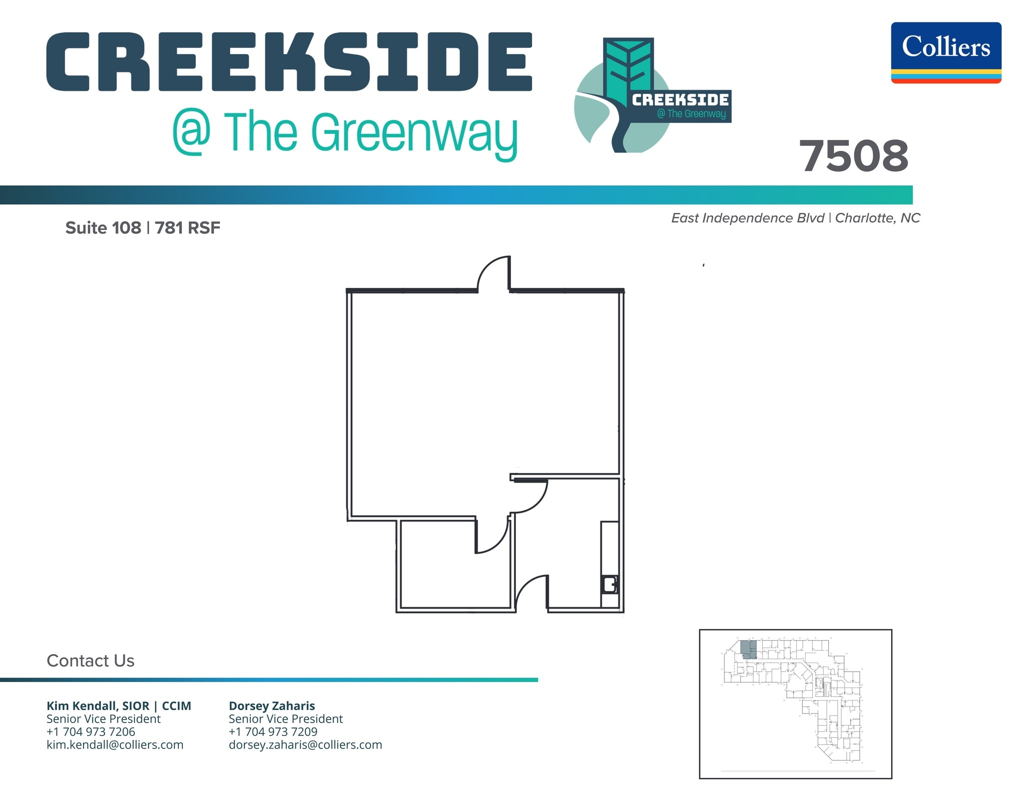 7500 E Independence Blvd, Charlotte, NC à louer Plan de site– Image 1 sur 1
