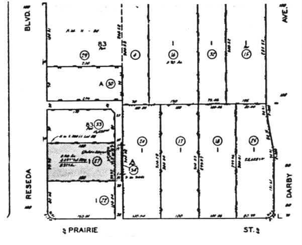 9310-9320 Reseda Blvd, Northridge, CA à louer - Plan cadastral – Image 2 sur 2