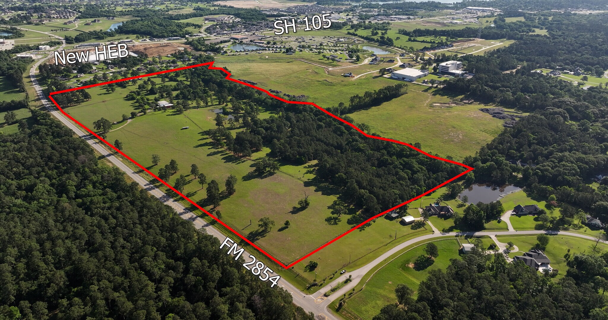 22720 FM 2854 rd, Montgomery, TX à vendre Aérien– Image 1 sur 42