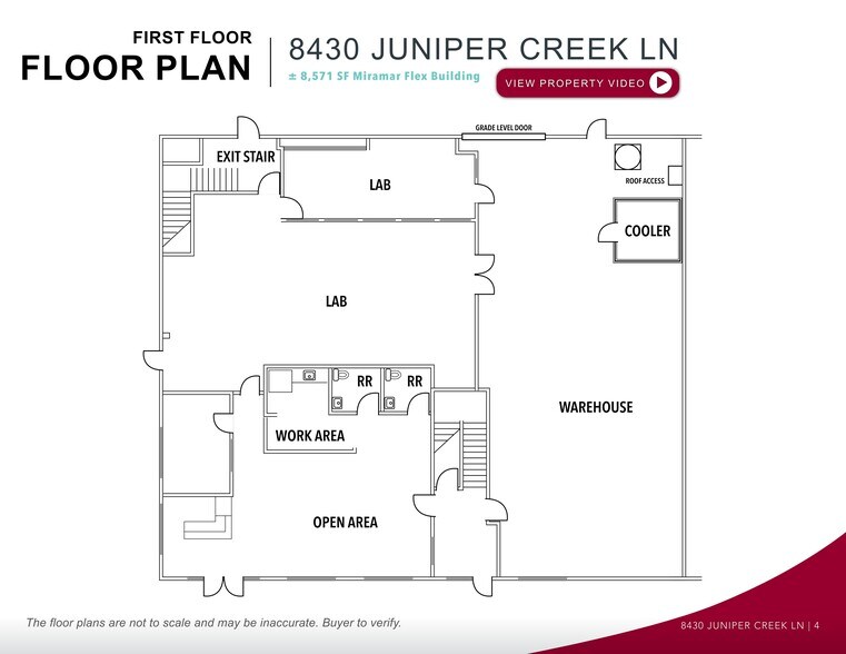 8430 Juniper Creek Ln, San Diego, CA à vendre - Plan d’étage type – Image 3 sur 7
