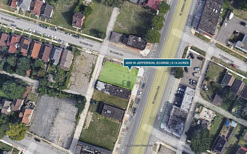 2.31 Acre Detroit Land Portfolio portefeuille de 14 biens à vendre sur LoopNet.fr - Aérien – Image 2 sur 4