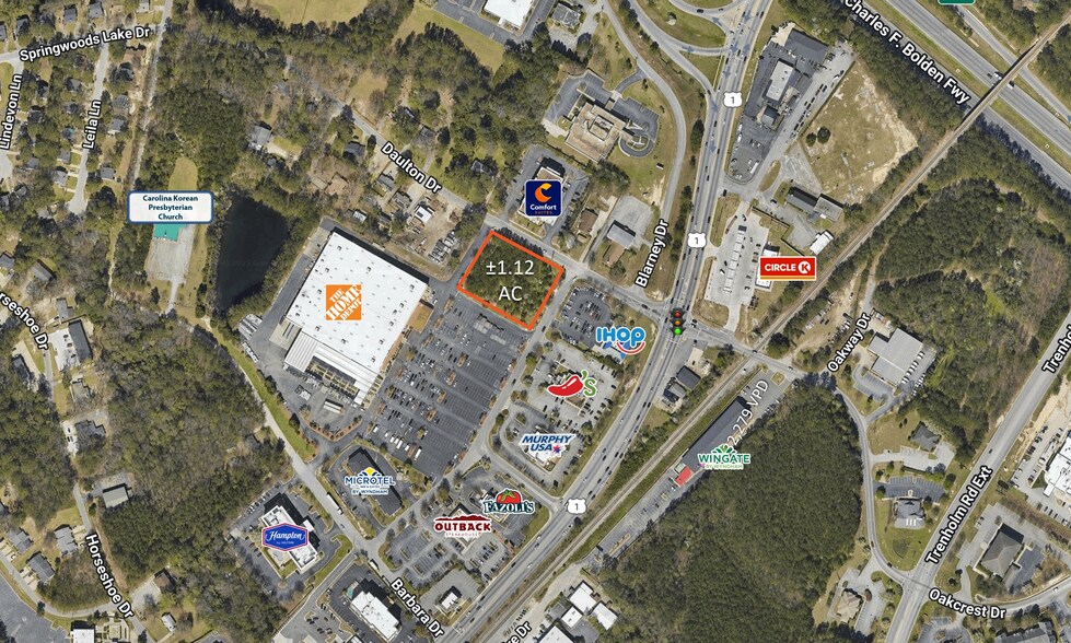 7701 Two Notch Rd, Columbia, SC à vendre - Aérien – Image 2 sur 4