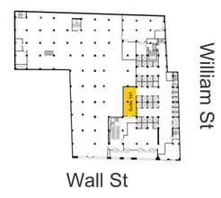 40 Wall St, New York, NY à louer Plan d’étage– Image 1 sur 2