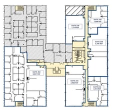 8001 Franklin Farms Dr, Richmond, VA à louer Plan d’étage– Image 1 sur 1