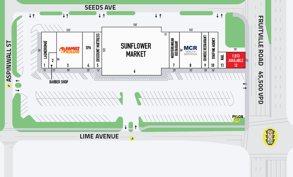 110-290 Lime Ave, Sarasota, FL à louer - Plan de site – Image 1 sur 3