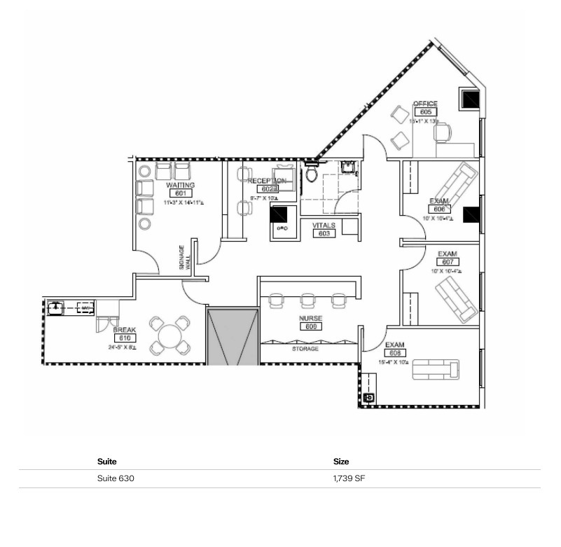 1250 8th Ave, Fort Worth, TX à louer Plan d’étage– Image 1 sur 1