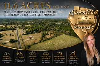 Plus de détails pour 7697 State Highway 155 N, Gilmer, TX - Local d’activités à vendre