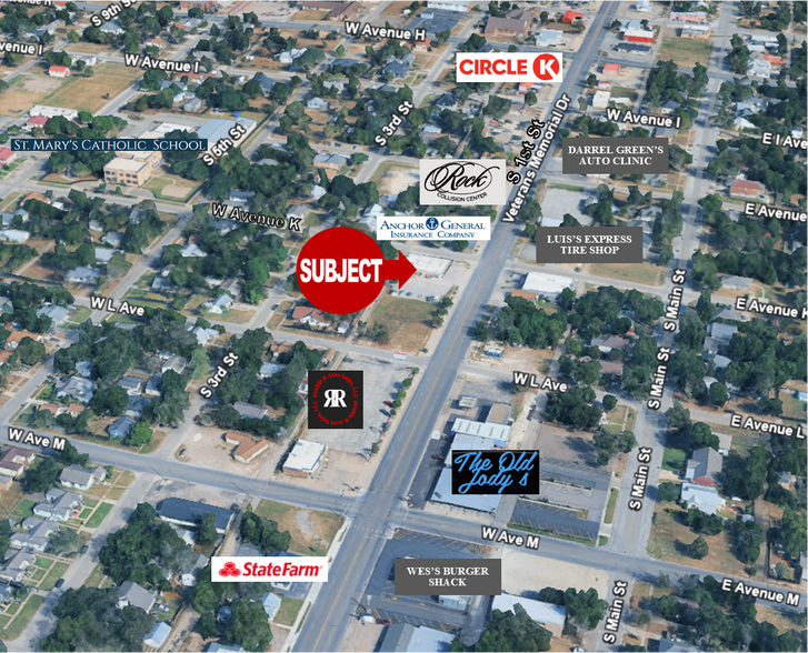 1104 S 1st St, Temple, TX à louer - Aérien – Image 2 sur 3