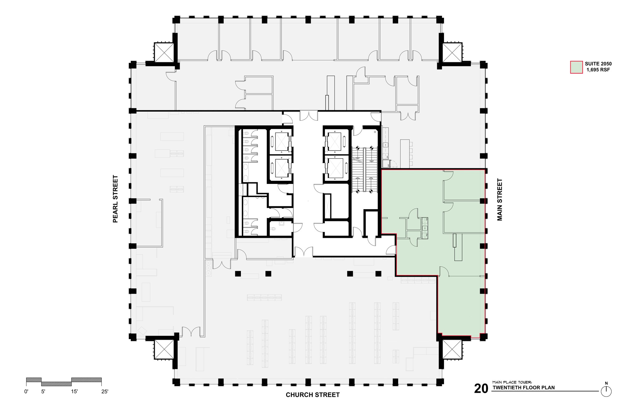 350 Main St, Buffalo, NY à louer Plan de site– Image 1 sur 1