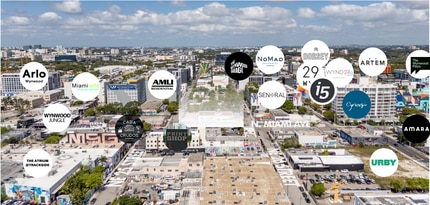 2534 N Miami Ave, Miami, FL - VUE AÉRIENNE  vue de carte