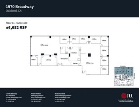 1970 Broadway, Oakland, CA à louer Plan d’étage– Image 1 sur 1