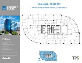 4643 S Ulster St, Denver, CO à louer Plan d’étage– Image 1 sur 1