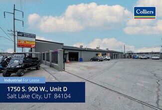 Plus de détails pour 1750 S 900 W, Salt Lake City, UT - Industriel/Logistique à louer