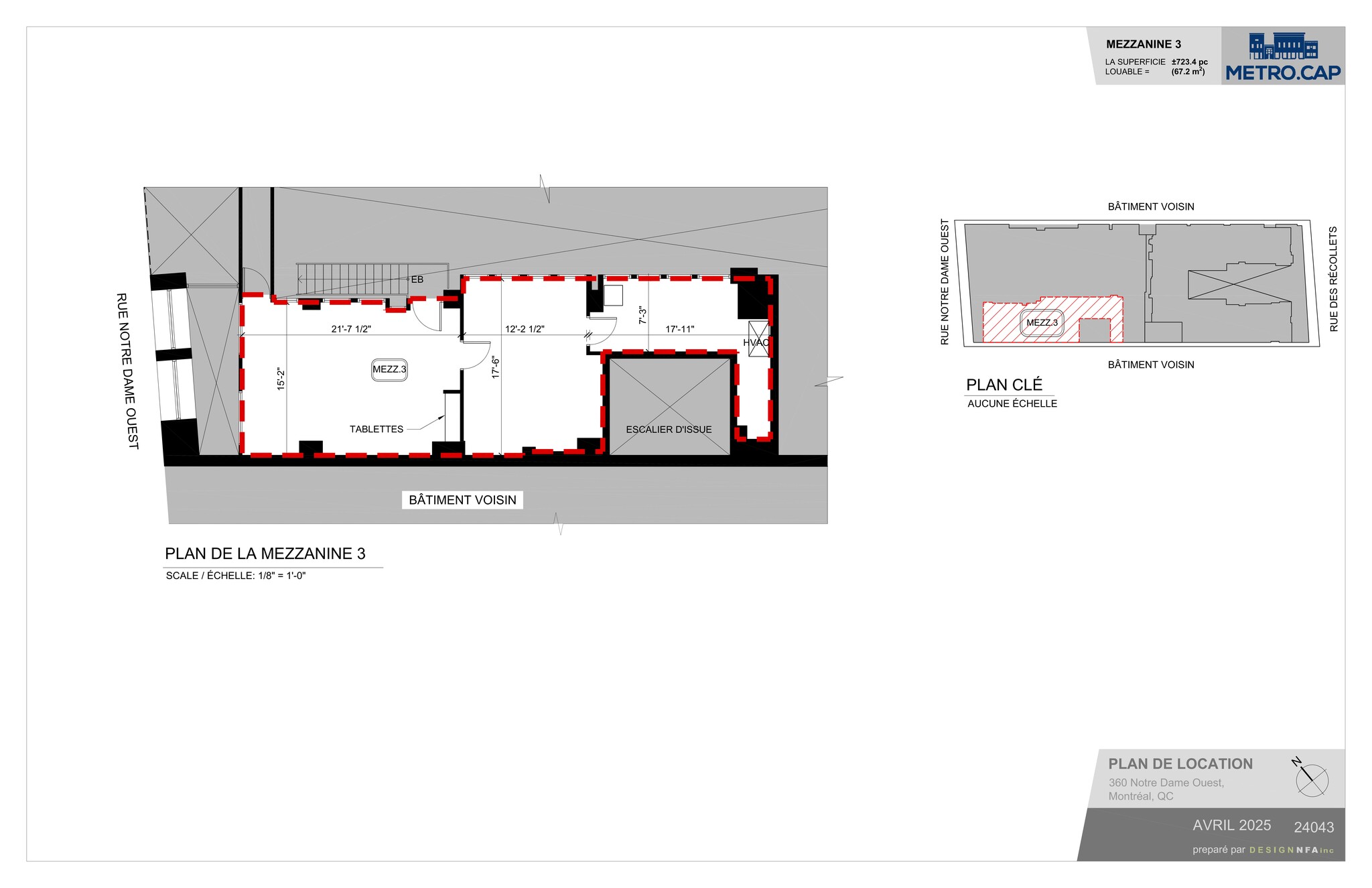 358-362 Rue Notre-Dame O, Montréal, QC à louer Plan de site– Image 1 sur 12