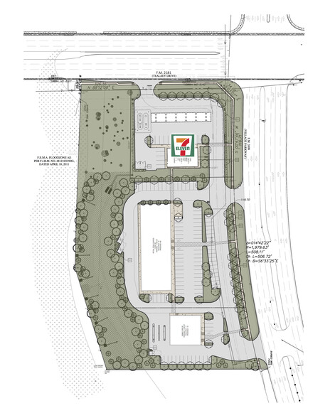 FM 2181 & FM 2499, Denton, TX à louer - Plan de site – Image 2 sur 3