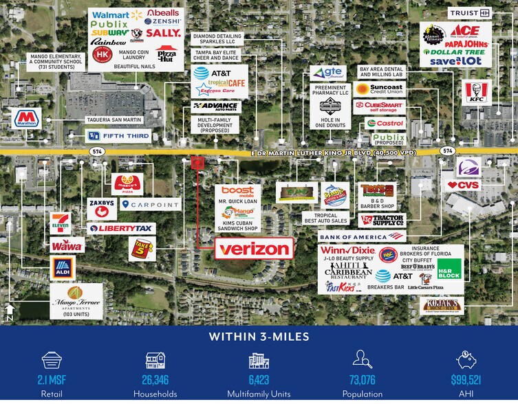 11865 Dr Martin Luther King Jr blvd, Seffner, FL à vendre - Photo de l’immeuble – Image 2 sur 2