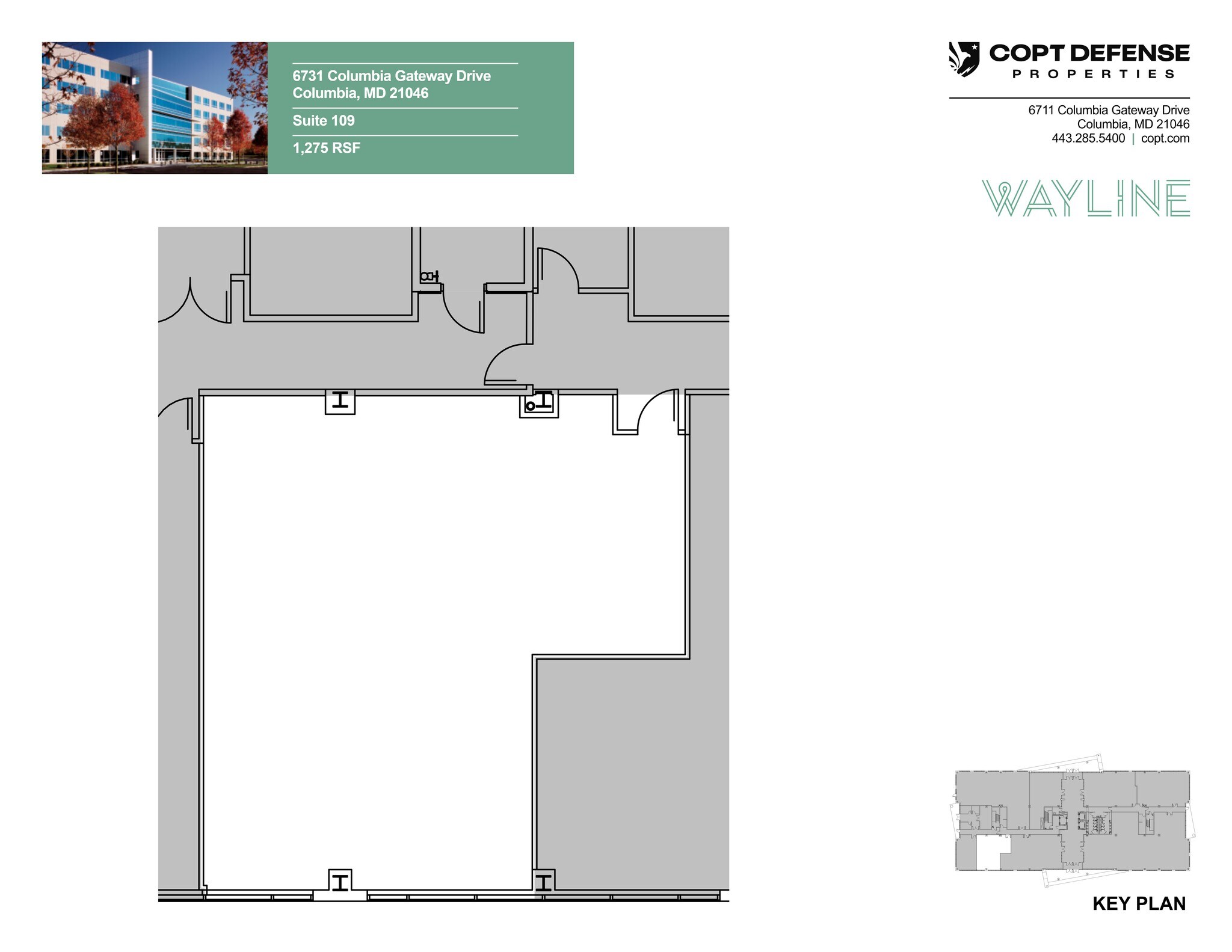 6731 Columbia Gateway Dr, Columbia, MD à louer Plan de site– Image 1 sur 1