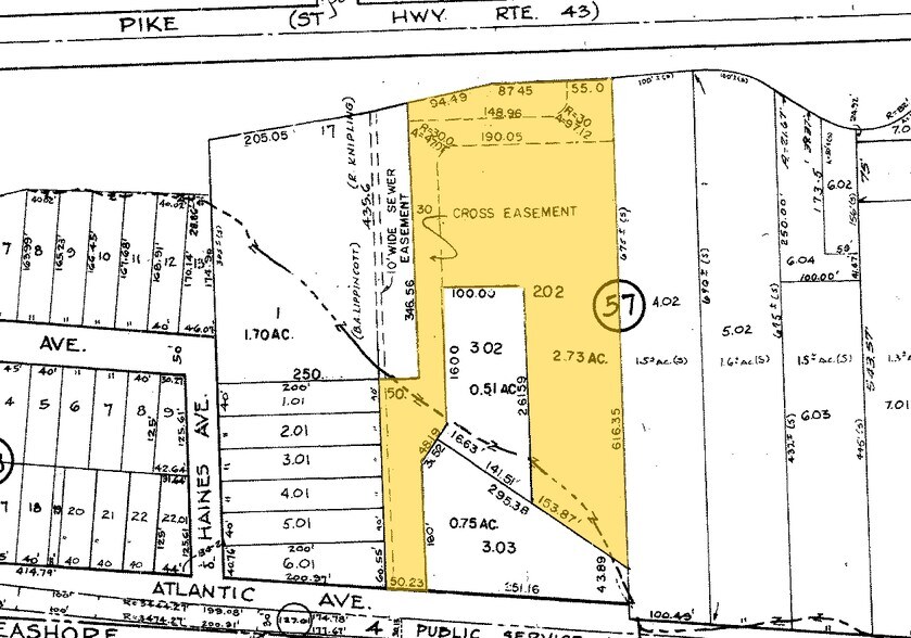 208 White Horse Pike, Barrington, NJ à louer - Plan cadastral – Image 2 sur 7
