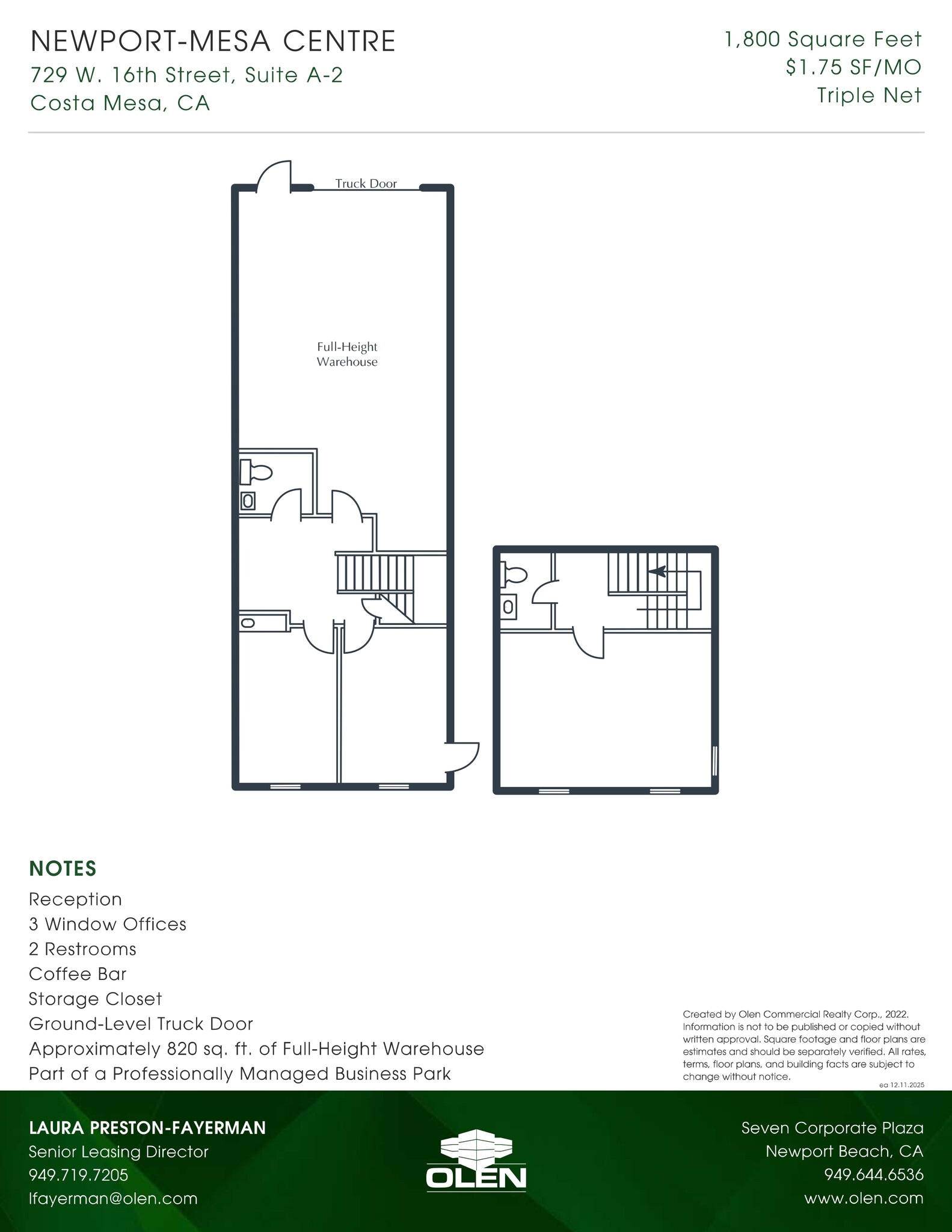 1599 Superior Ave, Costa Mesa, CA à louer Photo intérieure– Image 1 sur 1