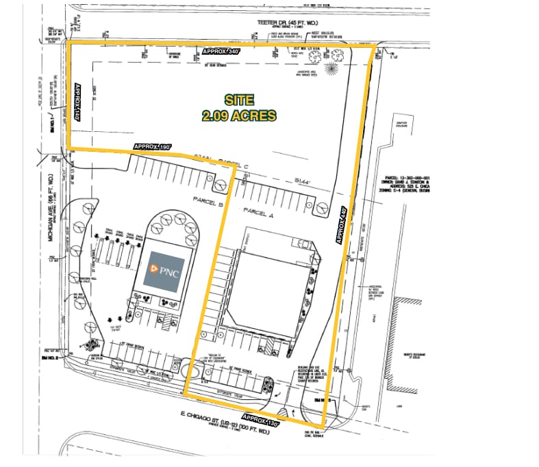 515 E Chicago St, Coldwater, MI à louer Plan de site– Image 1 sur 1