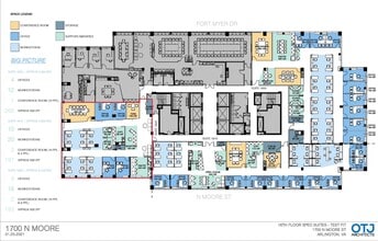 1700 N Moore St, Arlington, VA à louer Plan d’étage– Image 1 sur 1
