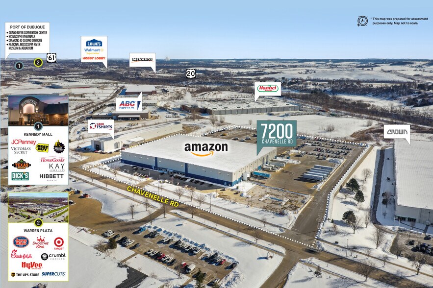 7200 Chavenelle Rd, Dubuque, IA à vendre - Aérien – Image 2 sur 7