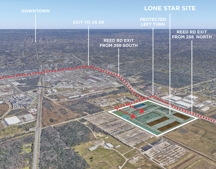 Reed Rd, Houston, TX à louer - Aérien – Image 3 sur 19