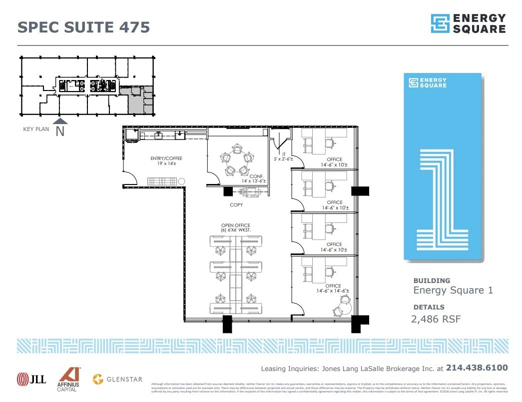 6688 N Central Expy, Dallas, TX à louer Plan d’étage– Image 1 sur 1