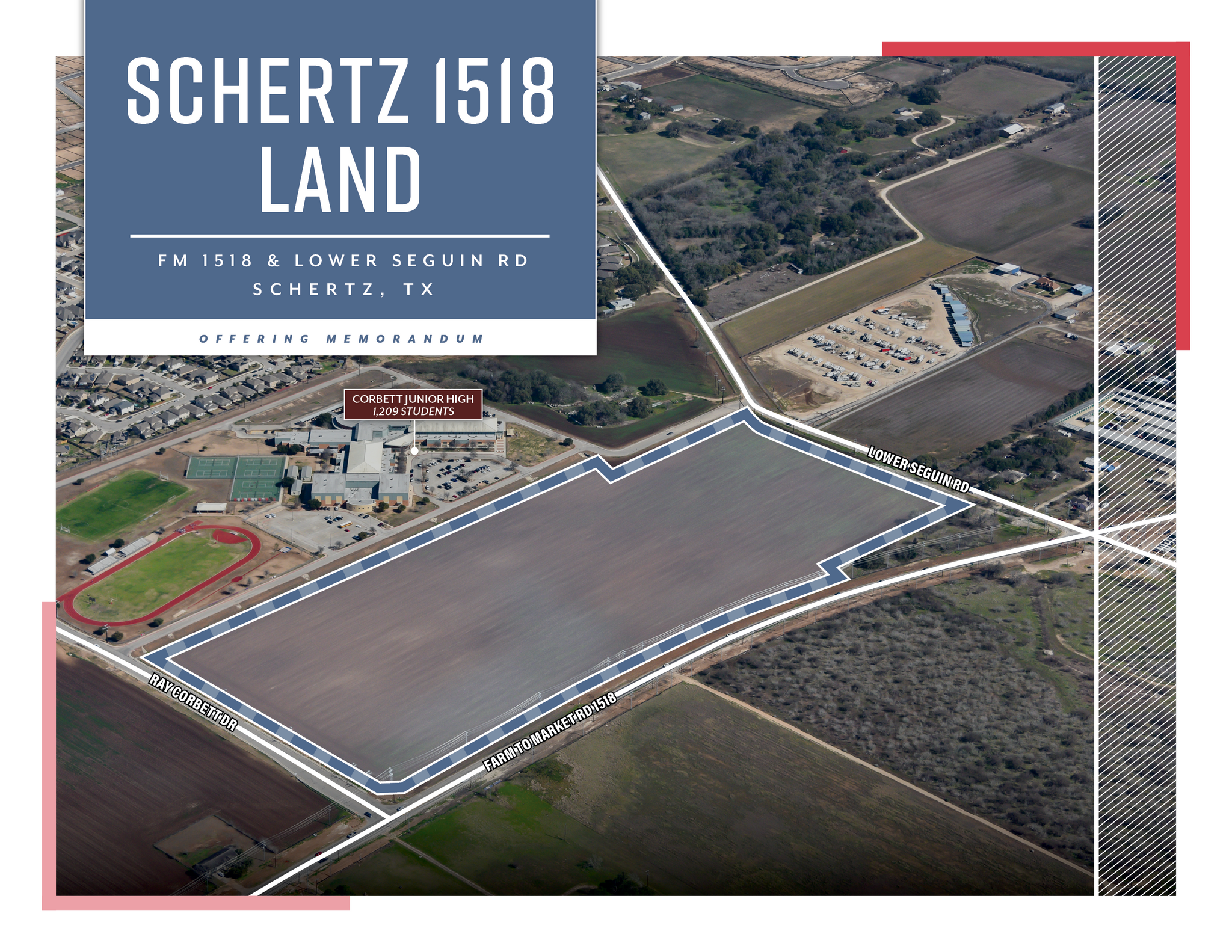 FM 1518 & Lower Seguin Rd, Schertz, TX à vendre Photo de l’immeuble– Image 1 sur 7