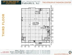 34 E Ridgewood Ave, Paramus, NJ à louer Plan d’étage– Image 2 sur 2