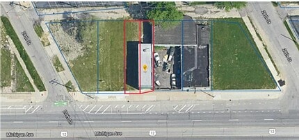 4536 Michigan Ave, Detroit, MI - Vue aérienne  vue de carte