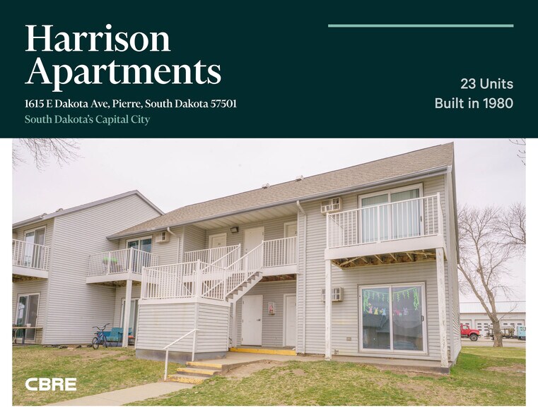 1615 E Dakota Ave, Pierre, SD à vendre - Photo principale – Image 1 sur 10