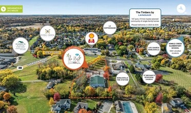 250 S Harbour Dr, Noblesville, IN - VUE AÉRIENNE  vue de carte