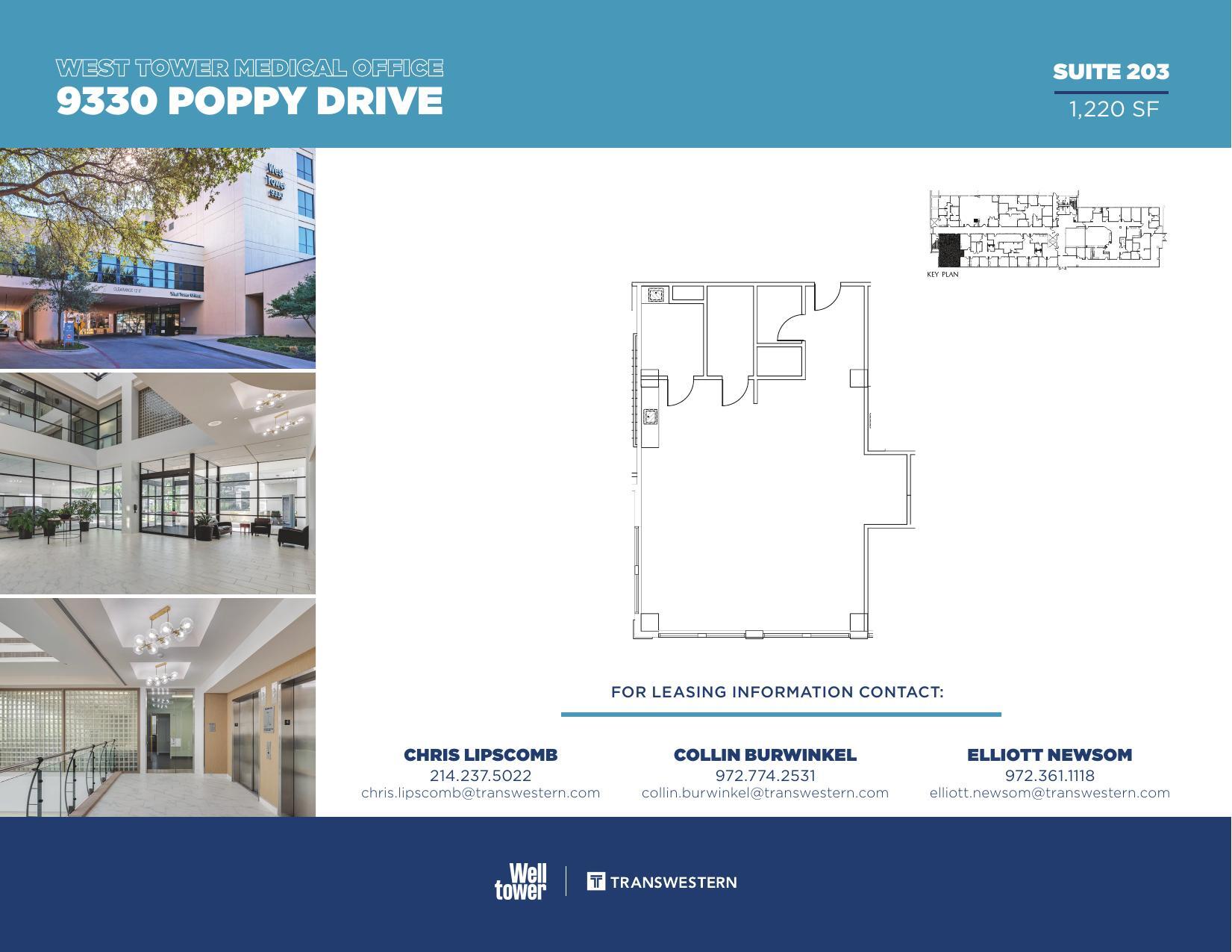 9330 Poppy Dr, Dallas, TX à louer Plan d’étage– Image 1 sur 1