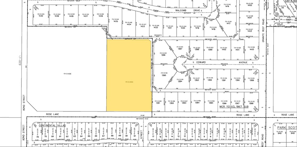 8250 E Rose Ln, Scottsdale, AZ à louer - Plan cadastral – Image 2 sur 2