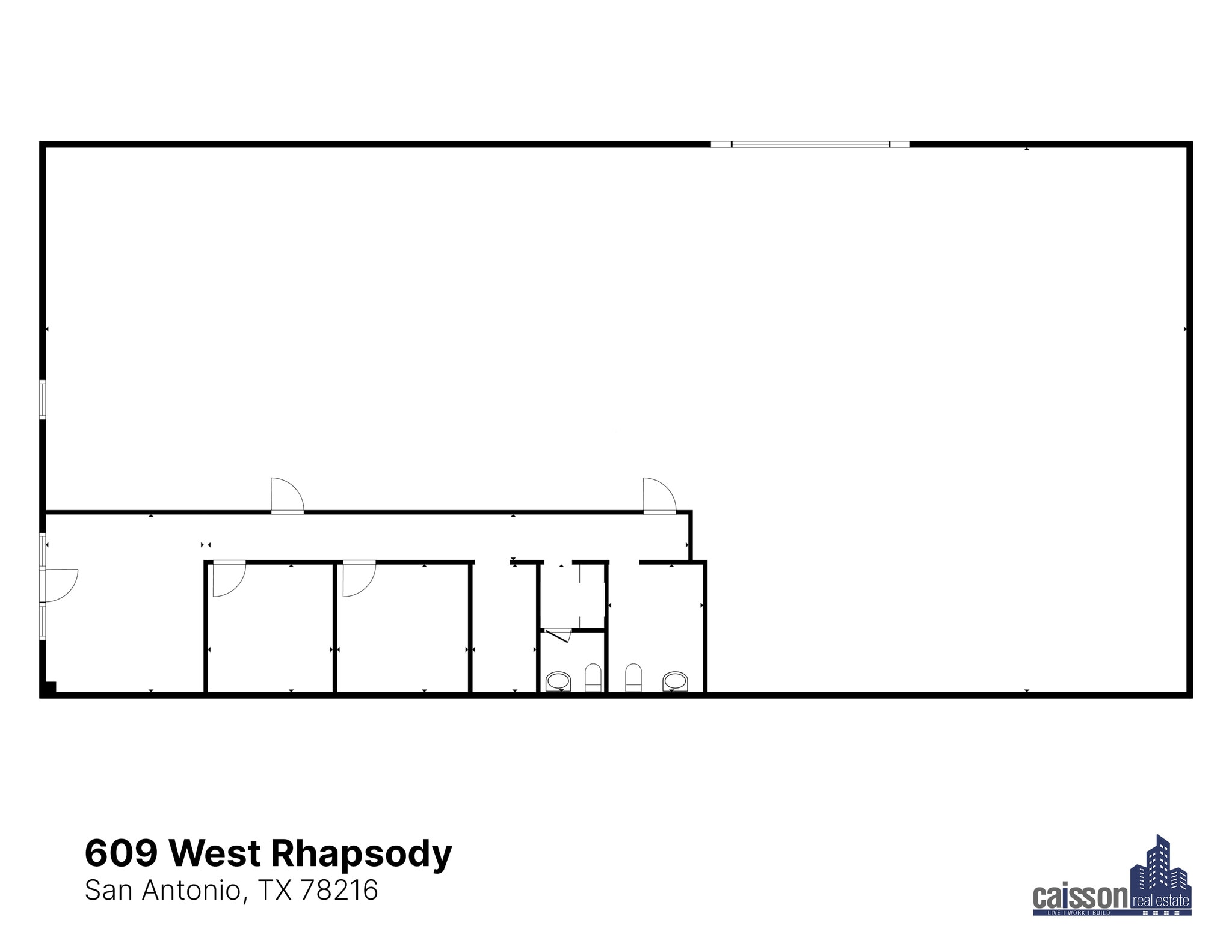 603-609 W Rhapsody Dr, San Antonio, TX à louer Plan d’étage– Image 1 sur 1