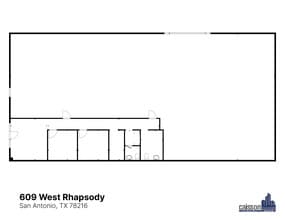 603-609 W Rhapsody Dr, San Antonio, TX à louer Plan d’étage– Image 1 sur 1