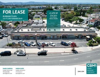 Plus de détails pour 1513-1527 N San Fernando Blvd, Burbank, CA - Bureau/Local commercial à louer