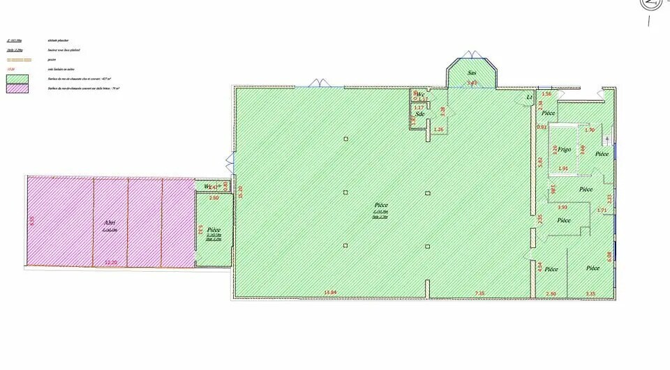 Local d'activités dans Muret à vendre - Plan d’étage – Image 2 sur 6